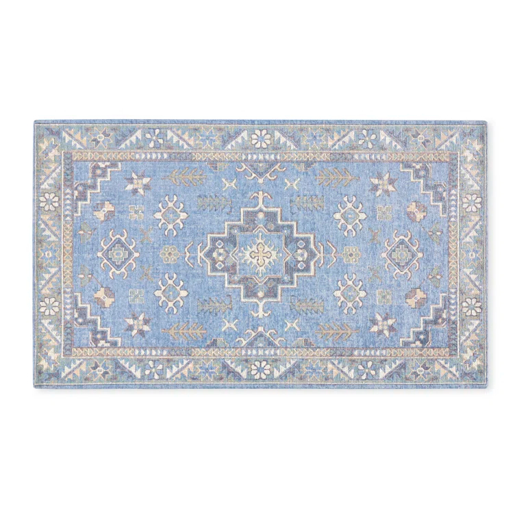Town & Country Living TOWN & COUNTRY LUXE Livie Everwash Non-Slip Backing Kitchen Mat