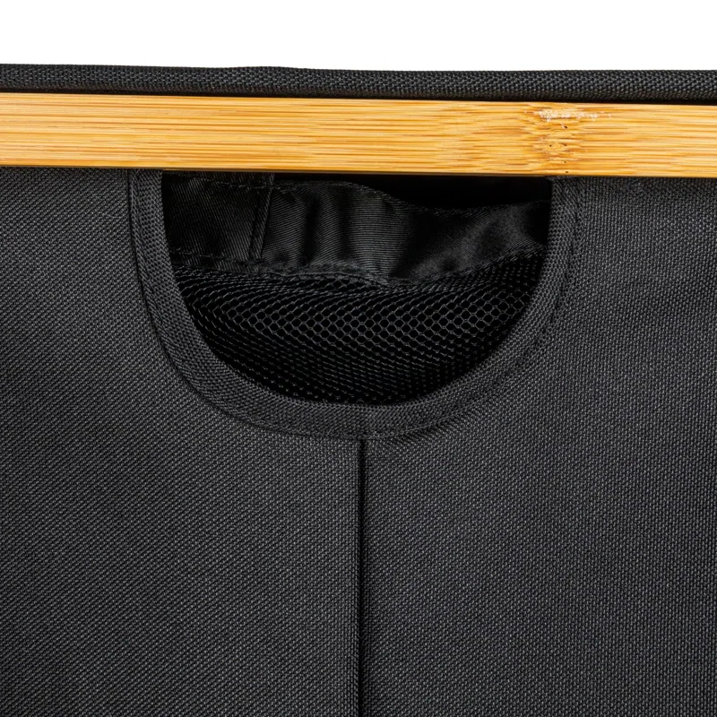 Household Essentials Sleek Laundry Hamper With Dual Mesh Liners And Lid