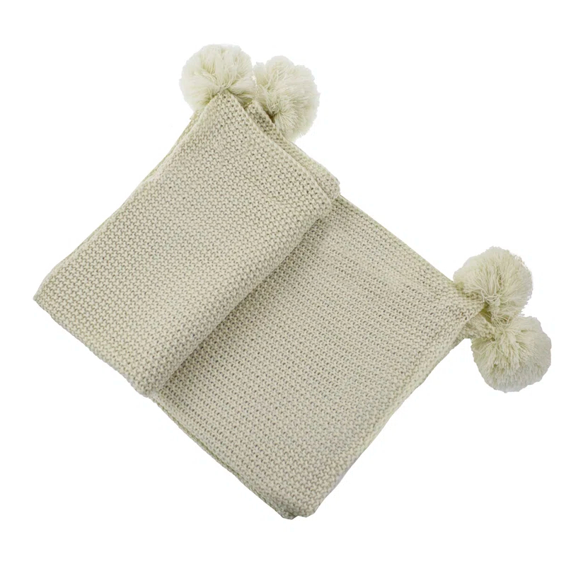 Fennco Styles Chunky Knit Throw Blanket