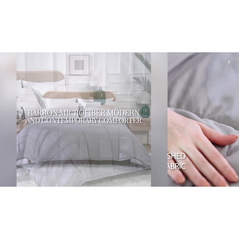 SouthShore Fine Linens Vilano Springs ® Oversized Down Alternative Comforter with piped Edging and corner loops, Easy care