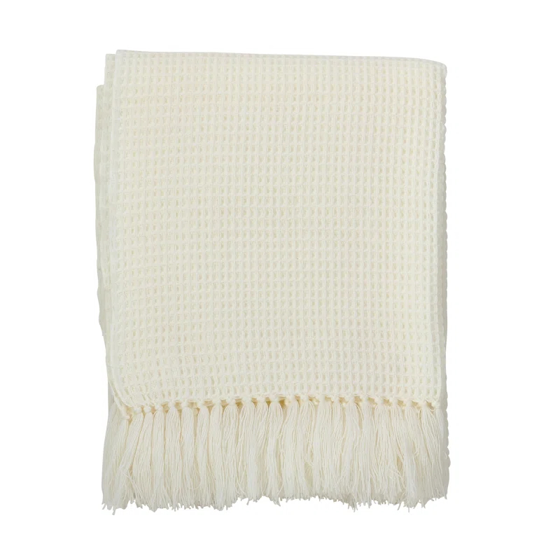 Saro Sevan Collection Hand Woven Throw Blanket