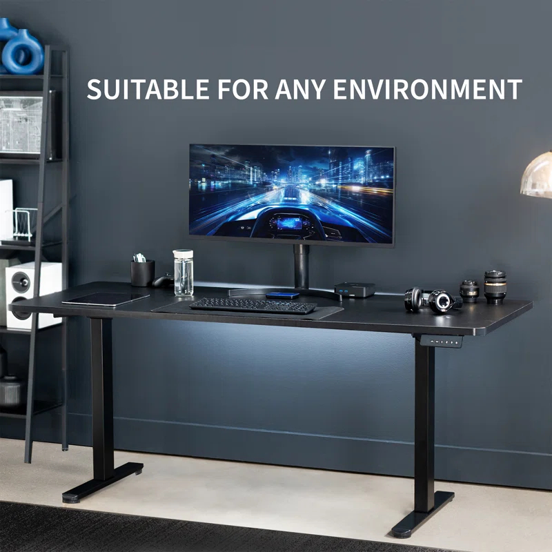 Vivo Black Electric Dual Motor Desk Frame