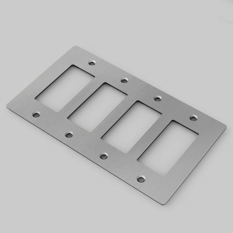 Buster + Punch Buildings & Architecture 4 - Gang Blank Standard Combination Wall Plate