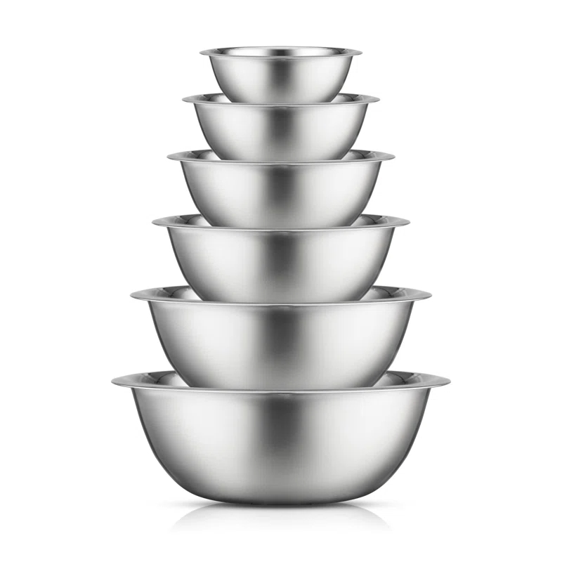 JoyJolt Joyjolt Stainless Steel Mixing Bowl, Set Of 6