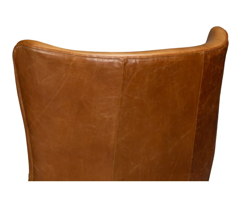 Sarreid Ltd Patron Upholstered Wingback Chair