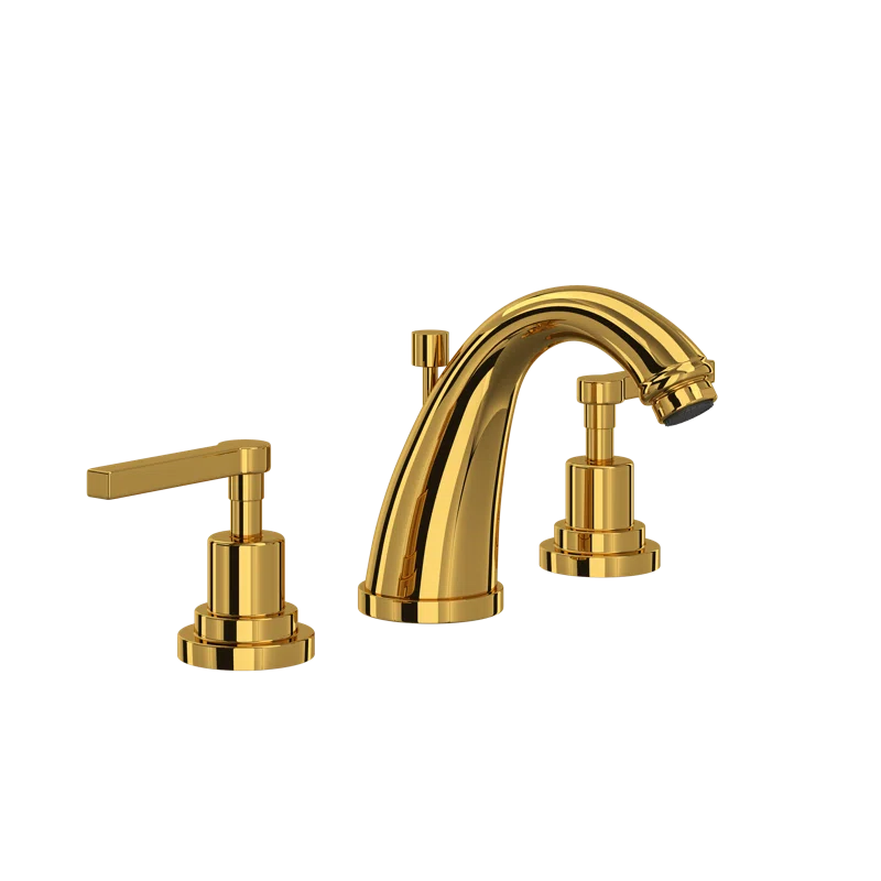 Lombardia Widespread Lavatory Faucet With C-Spout