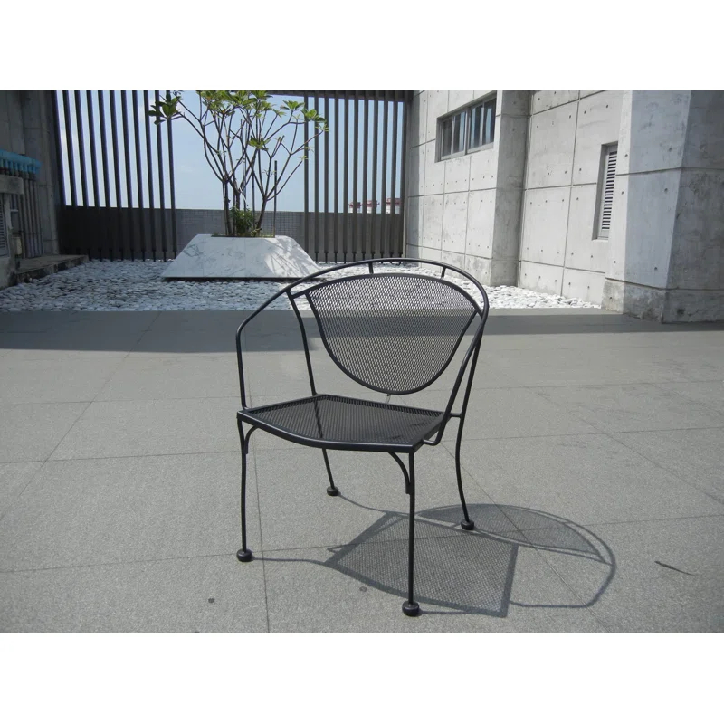 Amerivend Works Stacking Patio Dining Armchair & Reviews | Wayfair