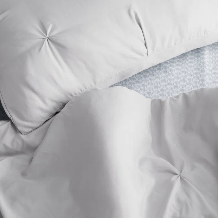 Serta Serta Simply Clean Microfiber Pleated 7 Piece Comforter Set
