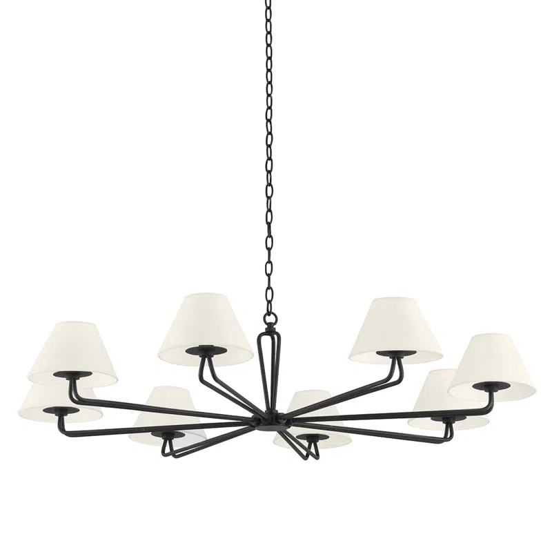 Hayden Chandelier - Brass / 8 Light