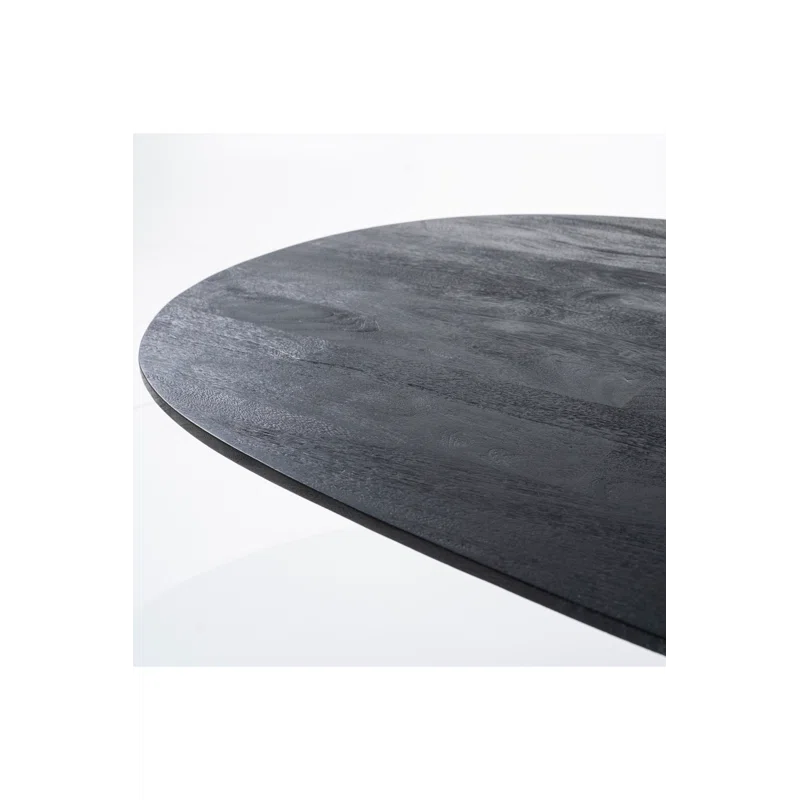 Eleonora Aron Oval Solid Wood Top Dining Table