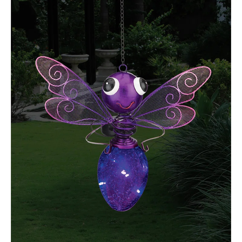 13'' Solar Powered Outdoor Hanging Light
