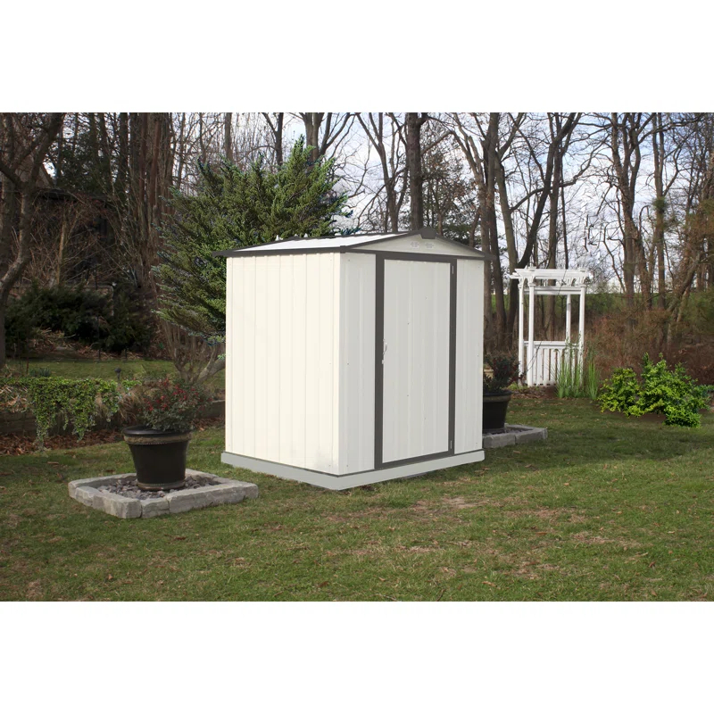 Arrow EZEE Shed 6 ft. W x 5 ft. D Metal Storage Shed