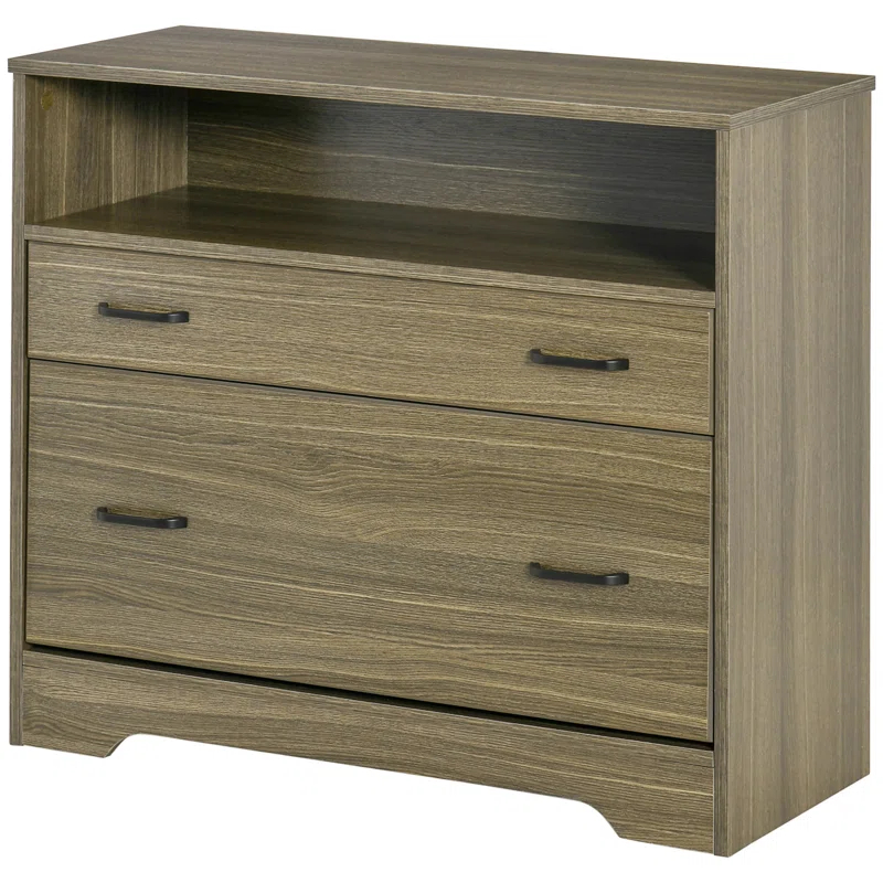 Vinsetto 33.5'' Wide 2 -Drawer File Cabinet