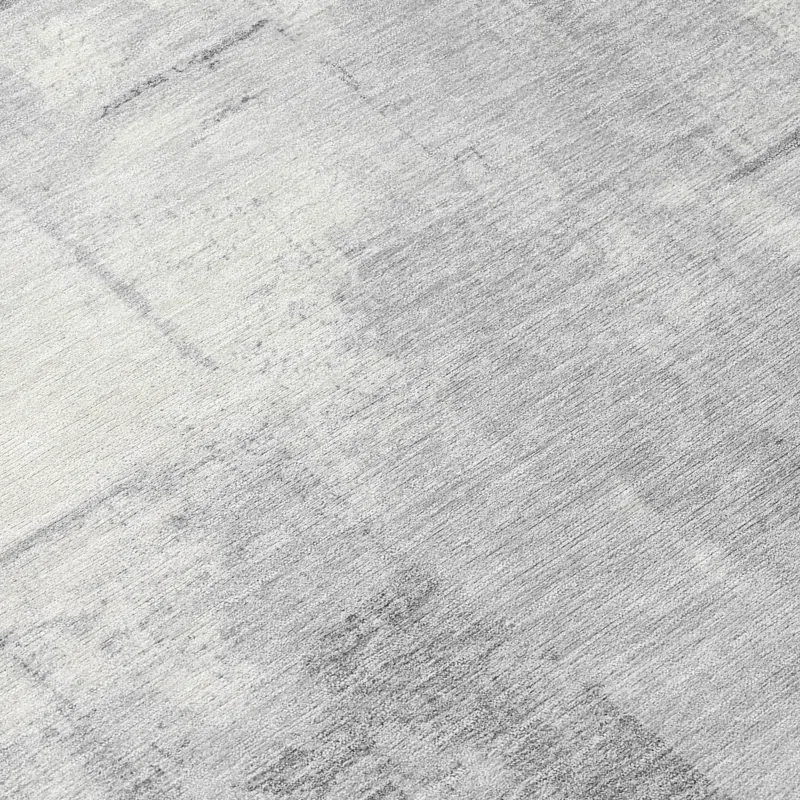 Machine Washable Indoor/Outdoor Chantille ACN1714 Gray Rug