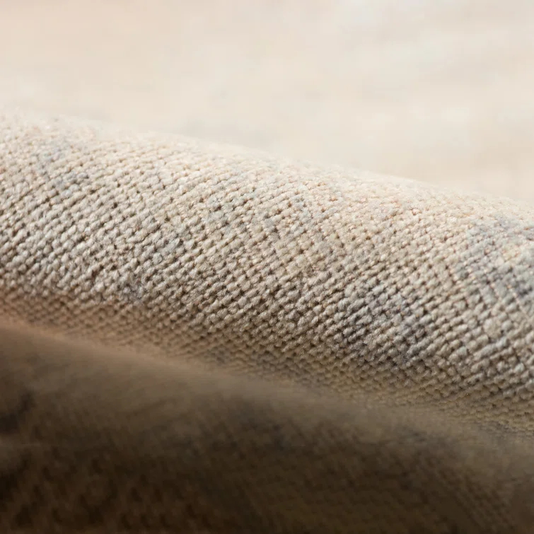 Luxor Elegance Gray 9' x 12' Hand-Knotted Wool-Viscose Blend Rug