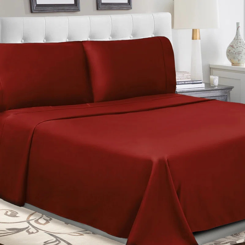 Superior Percale Cotton Woven 300 Thread Count Sheet Set & Reviews | Wayfair