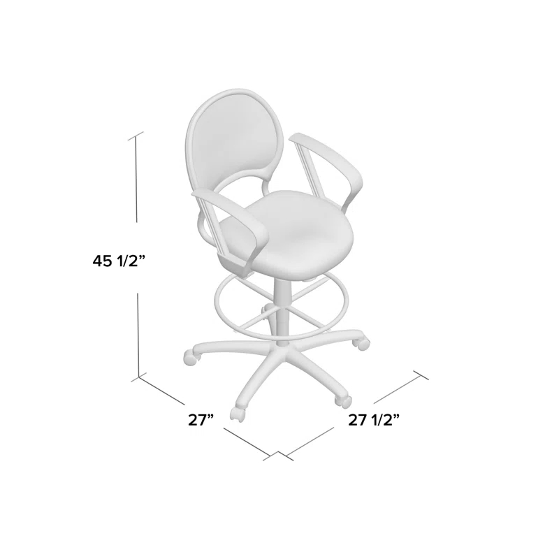 Boss Office Products Mesh Drafting Chair