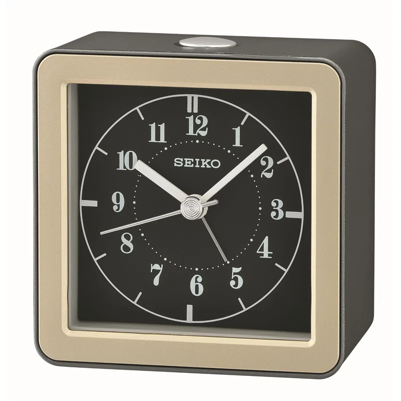 Seiko Gatsby Analog Quartz Alarm Tabletop Clock