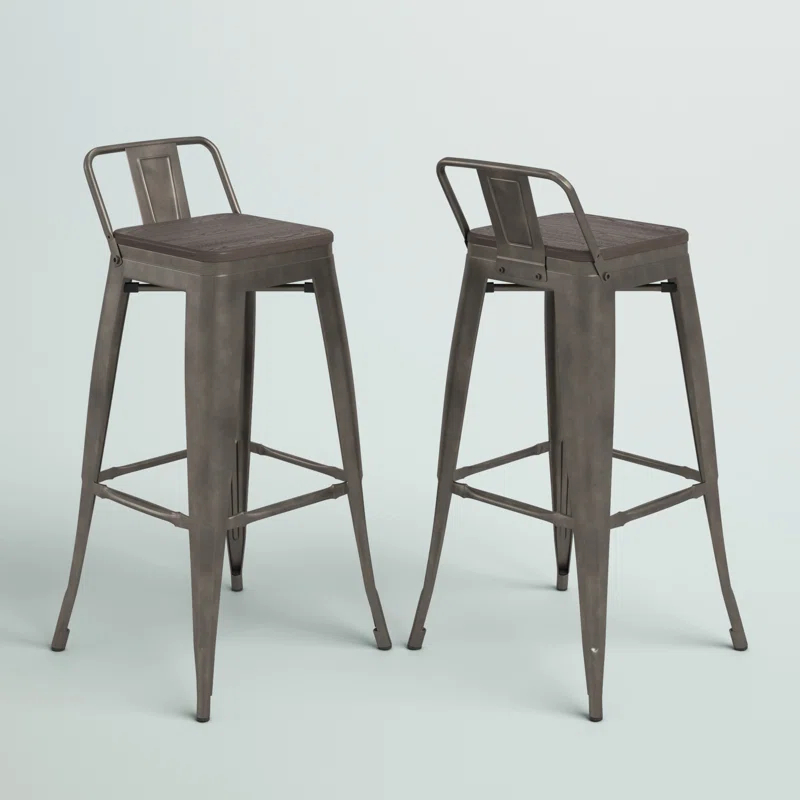 Counter Stool with Metal Frame