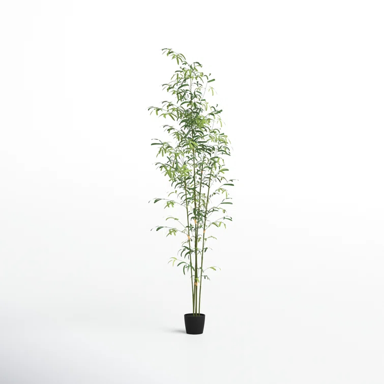 Freeport Park® 6' Artificial Potted Mini Bamboo Tree