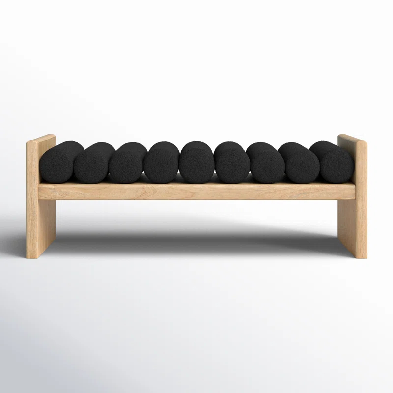 Reeves Boucle Wood Bench