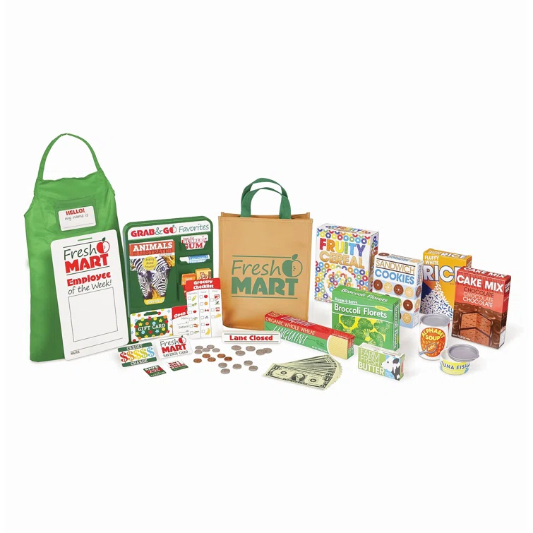 Melissa & Doug Grocery Companion Play Food Set