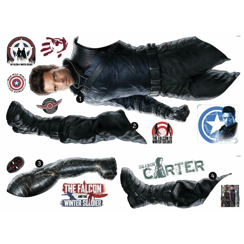 Room Mates Entertainment Non-Wall Damaging Wall Decal