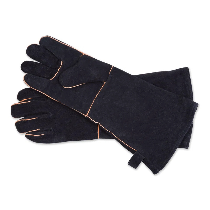 Design Imports Design Imports Leather Oven Glove Set (Set of 2)