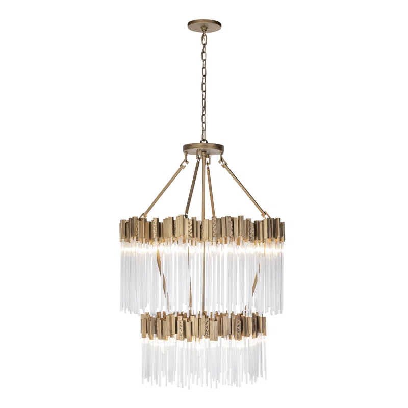 Varaluz Matrix 14 - Light Dimmable Tiered Chandelier