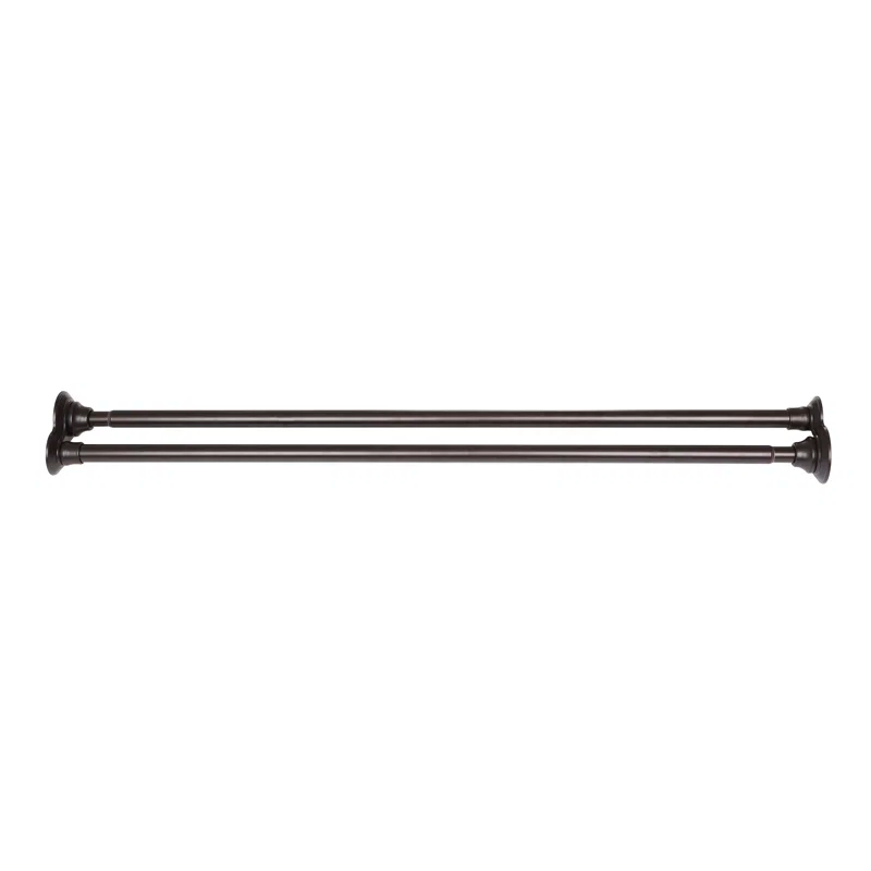 Utopia Alley 72'' Straight Tension Shower Curtain Rod & Hook Set
