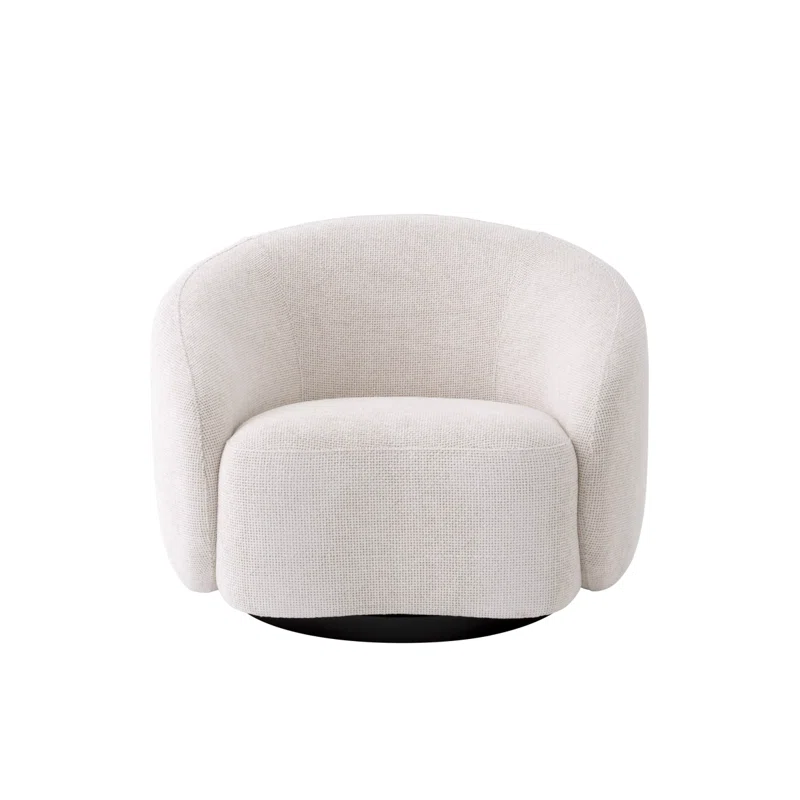Eichholtz Amore Upholstered Swivel Barrel Chair