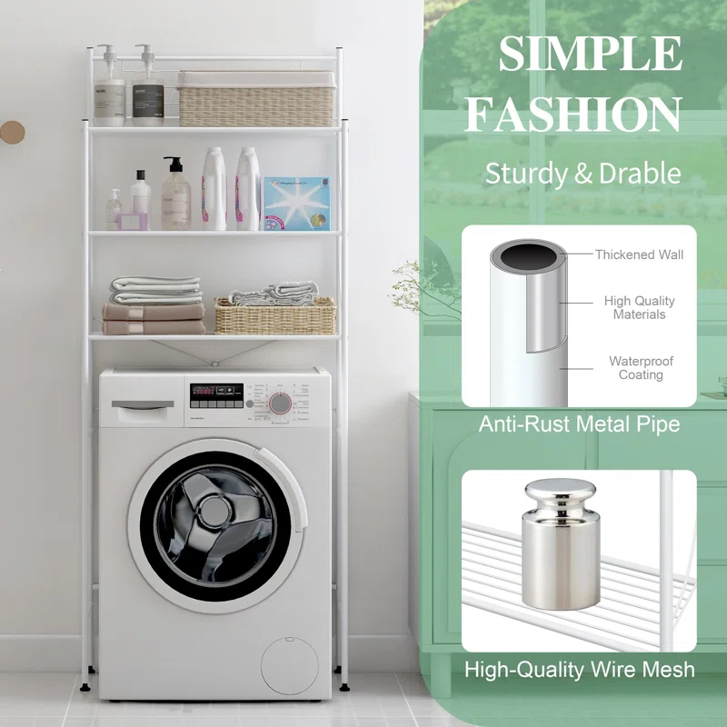 Porcia Metal Freestanding Over The Toilet Storage
