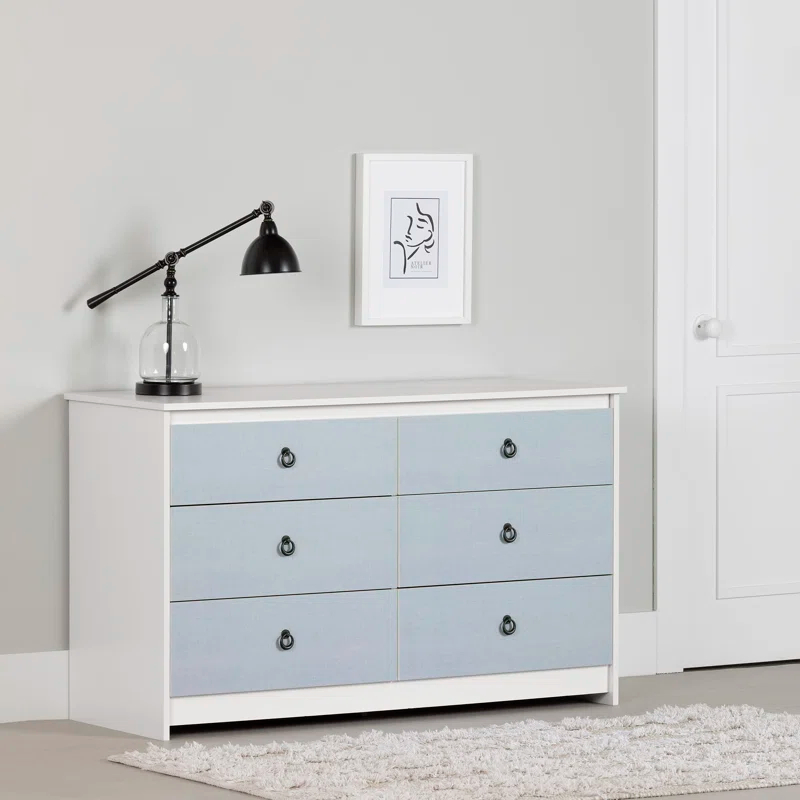 South Shore Plenny 6-Drawer Dresser Storage Unit