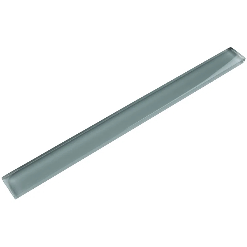 Pencil 1'' x 11.75'' Glass Border Tile (Set of 11)