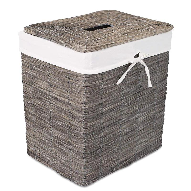 BirdRock Home Wicker Laundry Hamper with Handles