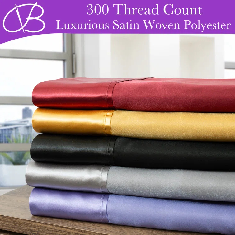 Bed Tite Smooth Satin BedTite Tight Grip Sheet Set