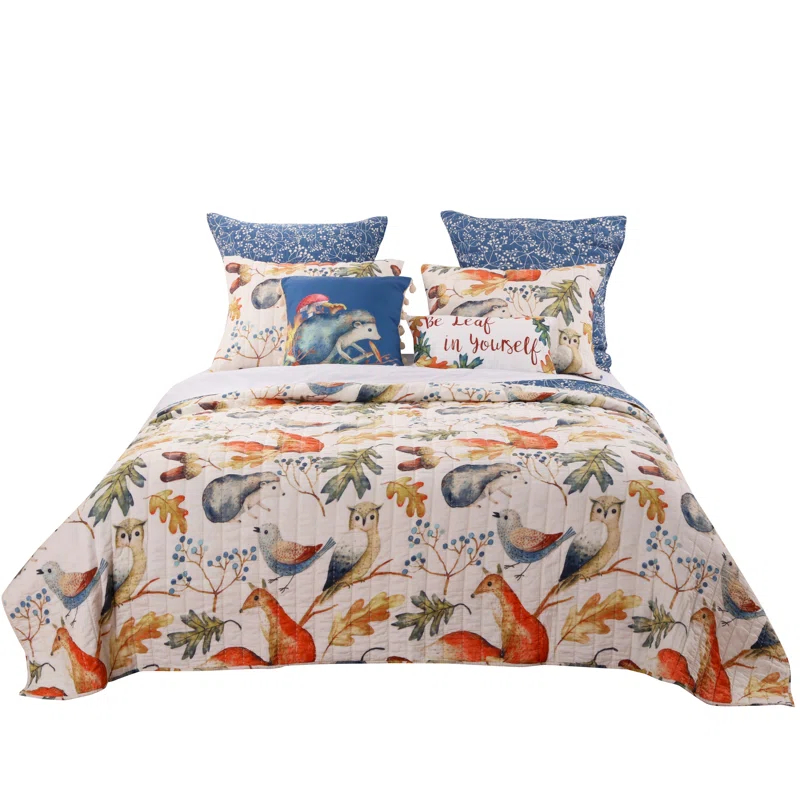 Barefoot Bungalow Willow Reversible Quilt Set