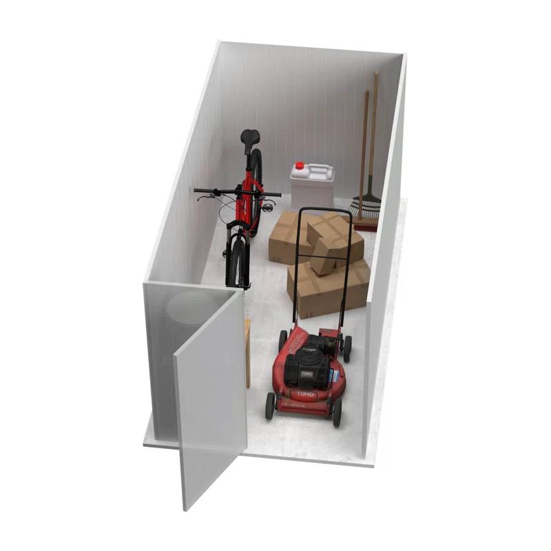 Absco Durango Galvanized Steel Storage Shed