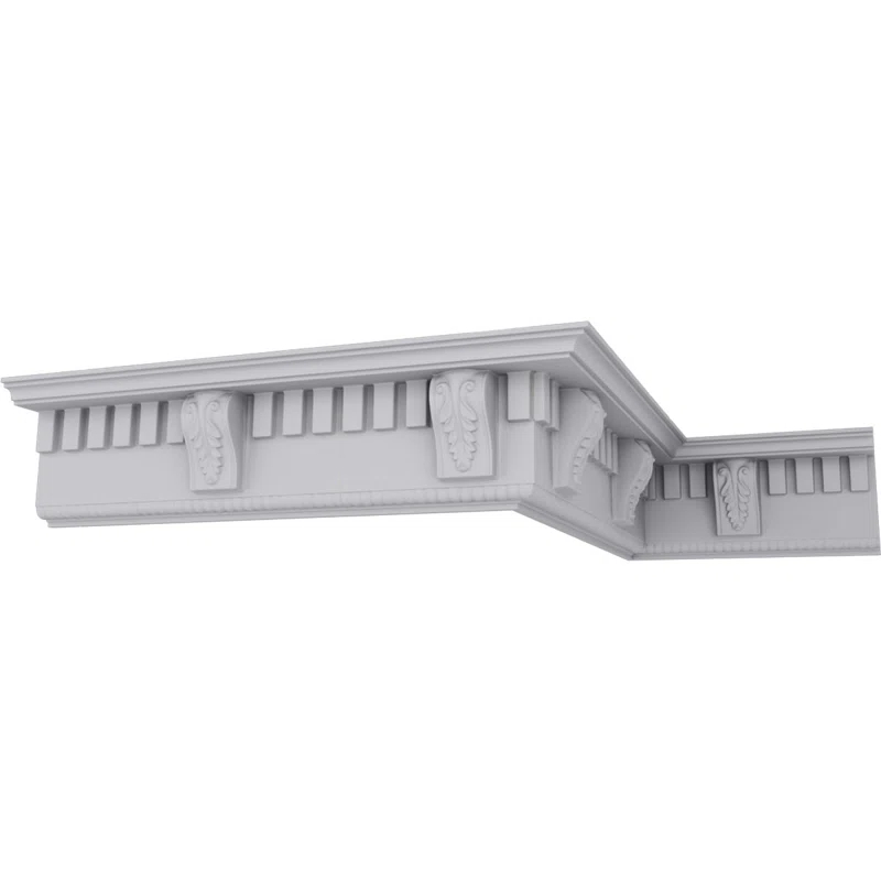 Ekena Millwork Dentil With Bead Crown Moulding