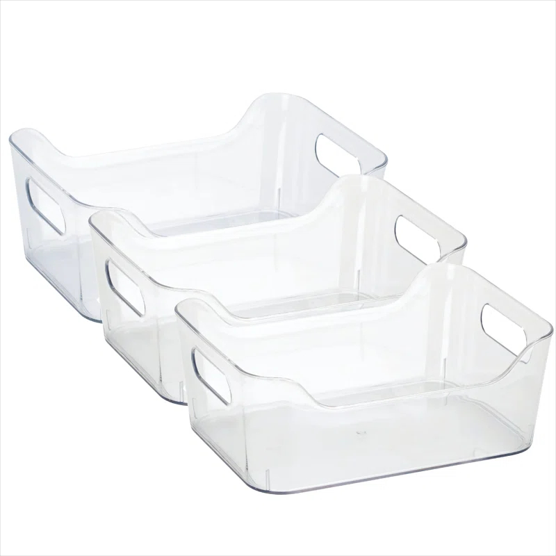 Simplify Simplify Plastic Bin (Set of 3)