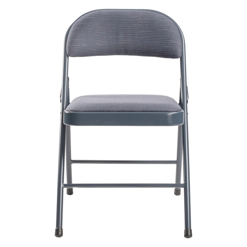 National Public Seating Commercialine Fabric Padded Stackable Folding Chair Folding Chair Set (Set of 4)