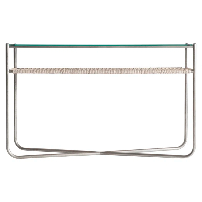 Bernhardt Kendo 56.25'' Glass Top Console Table