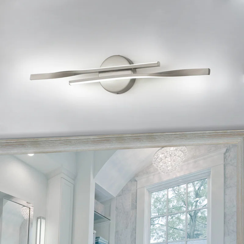 Orren Ellis Shoji 2 - Light Dimmable LED Vanity Light
