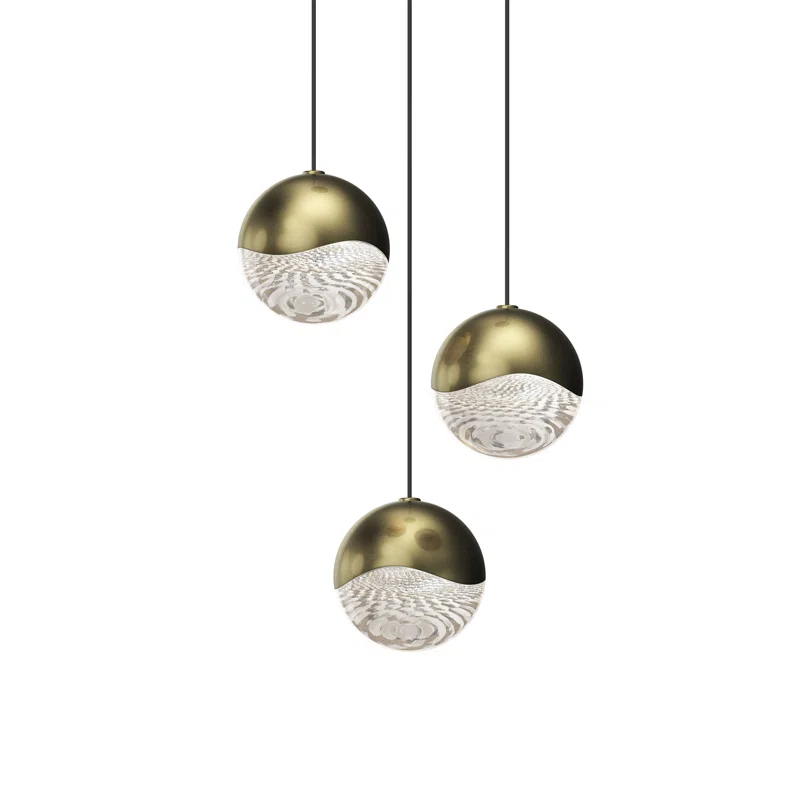 SONNEMAN Grapes 3 - Light Brass LED Cluster Pendant