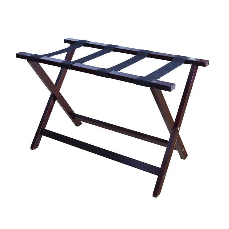 ROTSEN FURNITURE LLC. Heavy Duty Solid Wood Extra Wide Luggage Rack