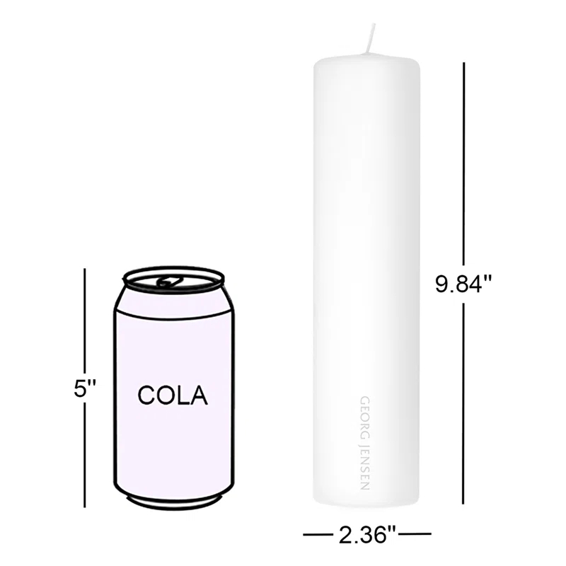 Georg Jensen Unscented Pillar Candle | Wayfair
