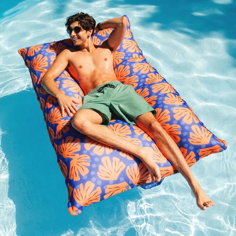 Big Joe Big Joe Lagoon Lounger Pool Float, No Inflation Needed