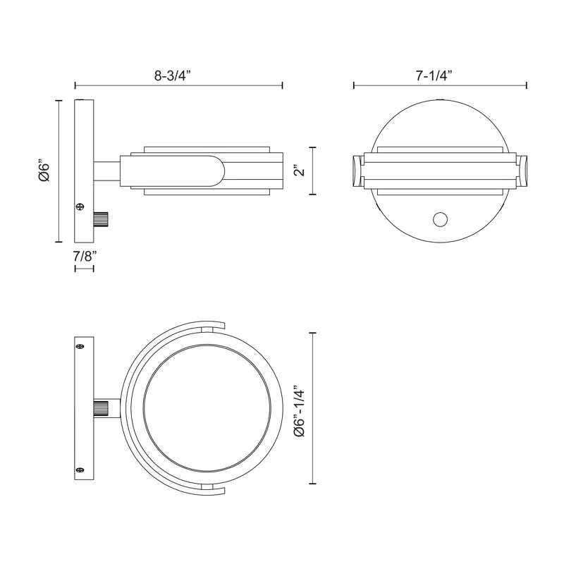 Alora Lighting Blanco Dimmable LED Bath Sconce