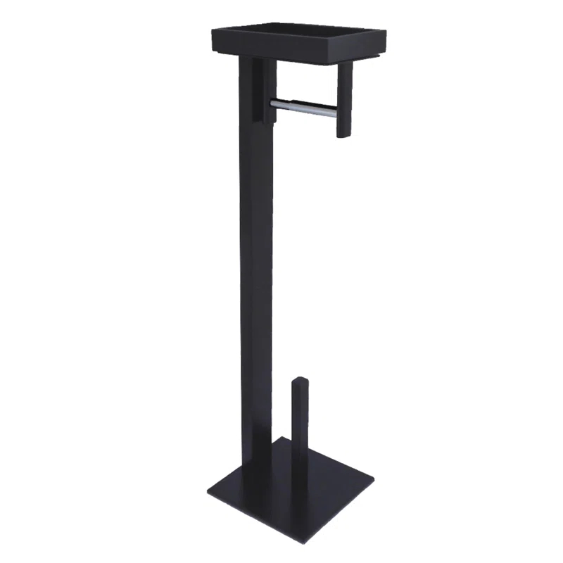 Kingston Brass SCC8500 Kingston Brass Edenscape Freestanding Toilet Paper Holder with Storage Shelf