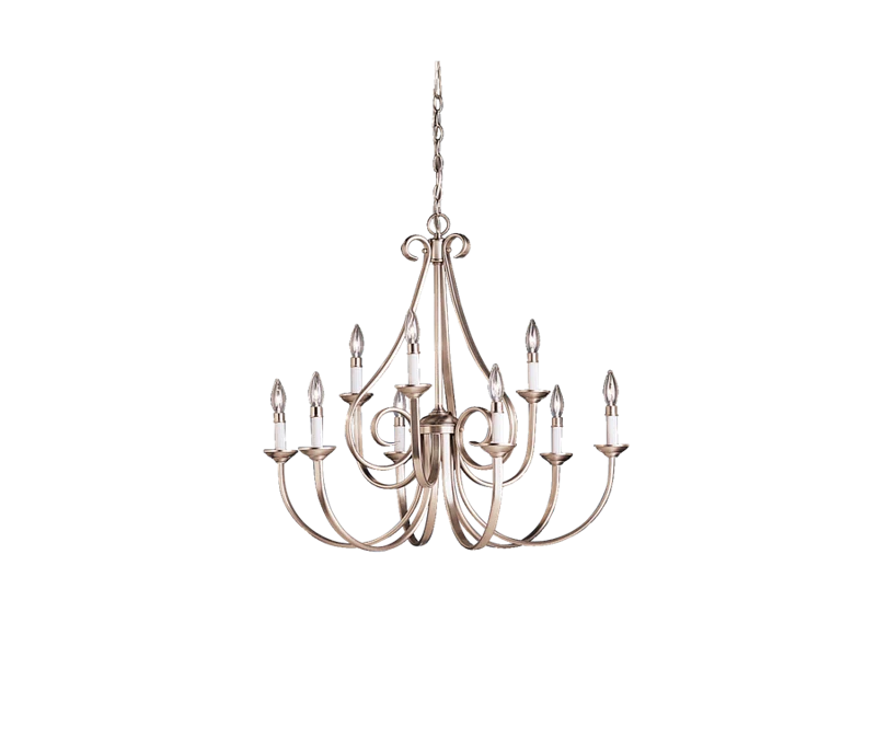 Dover 9 - Light Dimmable Classic / Traditional Chandelier